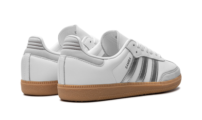 Adidas Samba White Silver Metallic Grey